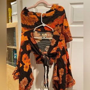 Nine lives bazaar skirt and top in midnight